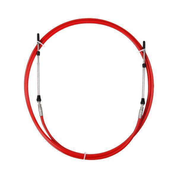 2xUniversal Throttle Cable Red for Marine Boat Motor Control Lever 18 FT