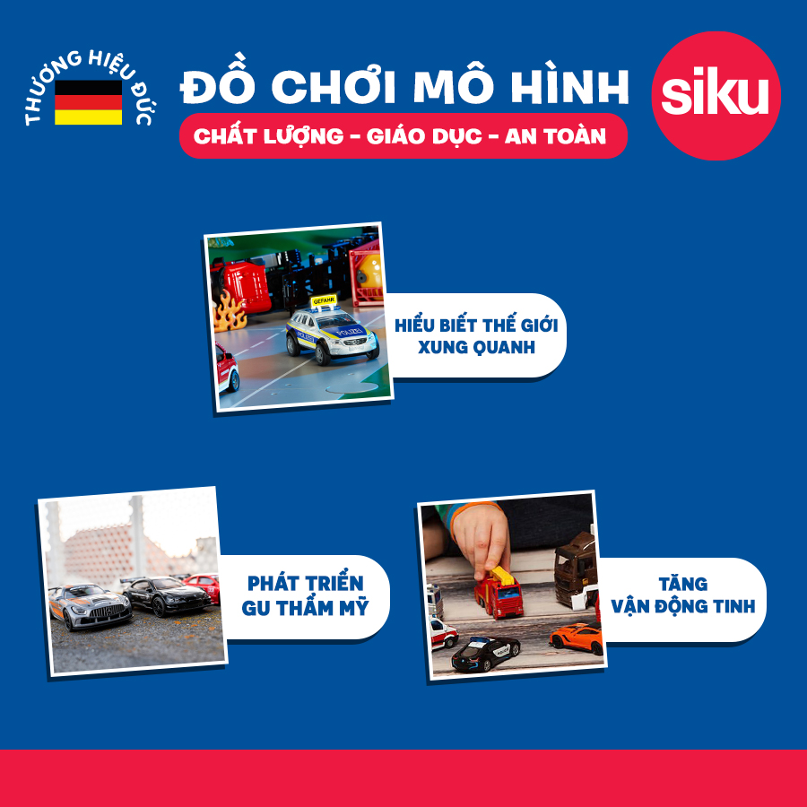 Đồ Chơi SIKU Xe Cảnh Sát Chevrolet ZR1 1525