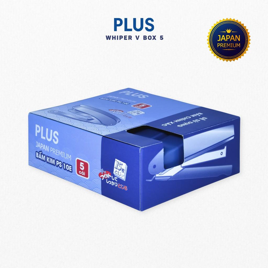 Combo 5 Bấm Kim Số 10 PLUS Japan Premium