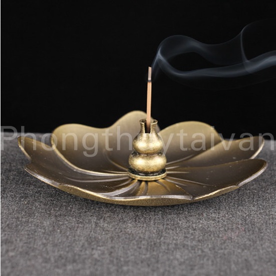 Khay dĩa hứng tàn nhang HOA ĐỒNG 9.8cm- thờ cúng.
