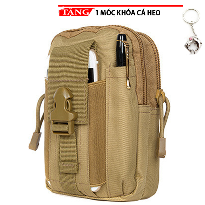 Túi Đeo Hông thể thao mini soldier HL10 Tặng móc khóa cá heo