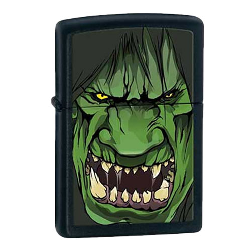 Bật Lửa Zippo 28041 Black Matte Angry Hulk