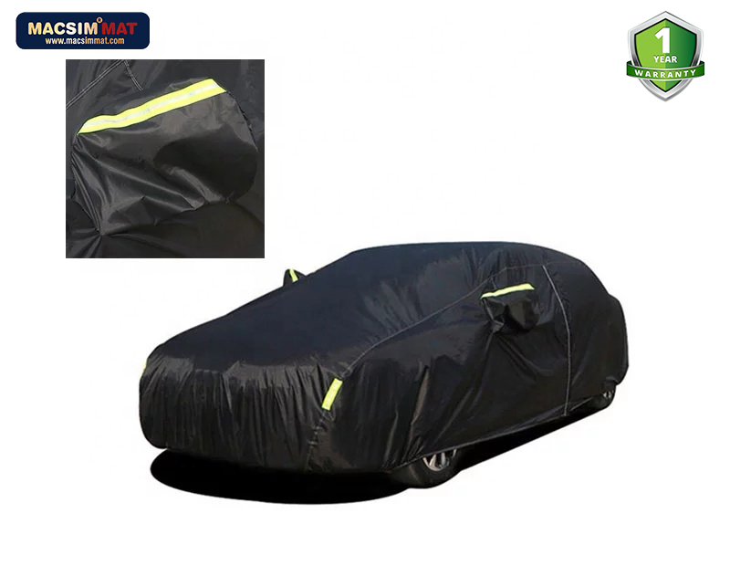 Bạt phủ ô tô Mercedes CLS thương hiệu Macsim sử dụng trong nhà và ngoài trời chất liệu Polyester - màu đen