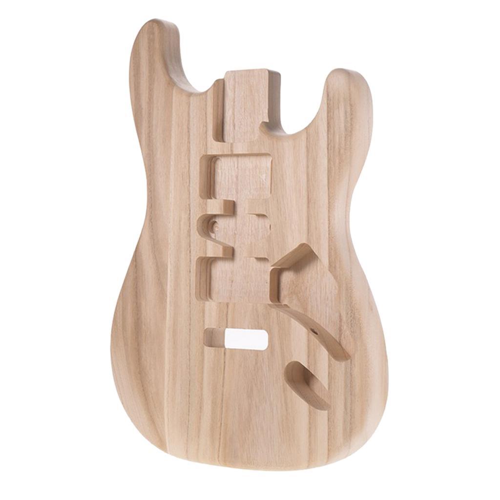 Barrel Body DIY Handcraft Unfinished Guitar ST Electric Guitar