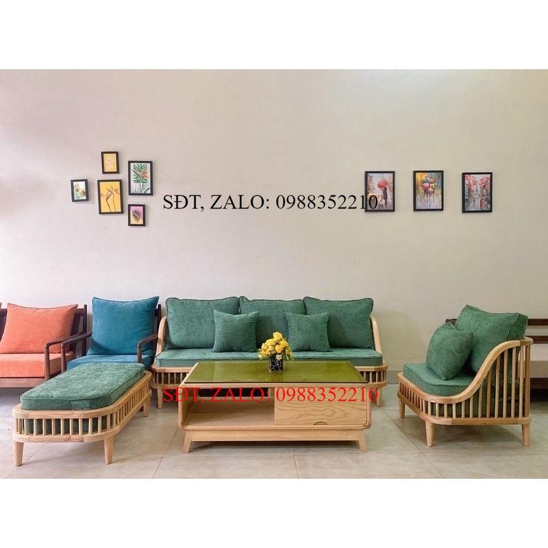 Sofa nệm gỗ hiện đại cao cấp
