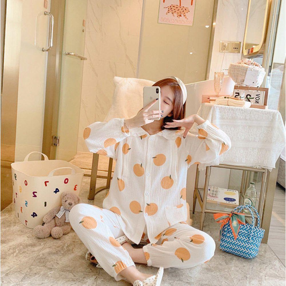 Pijama bầu và sau sinh, đồ bộ cho con bú Azuno AZ86 Chất Liệu Đũi Xốp Cao cấp mặc hè thu và đông xuân