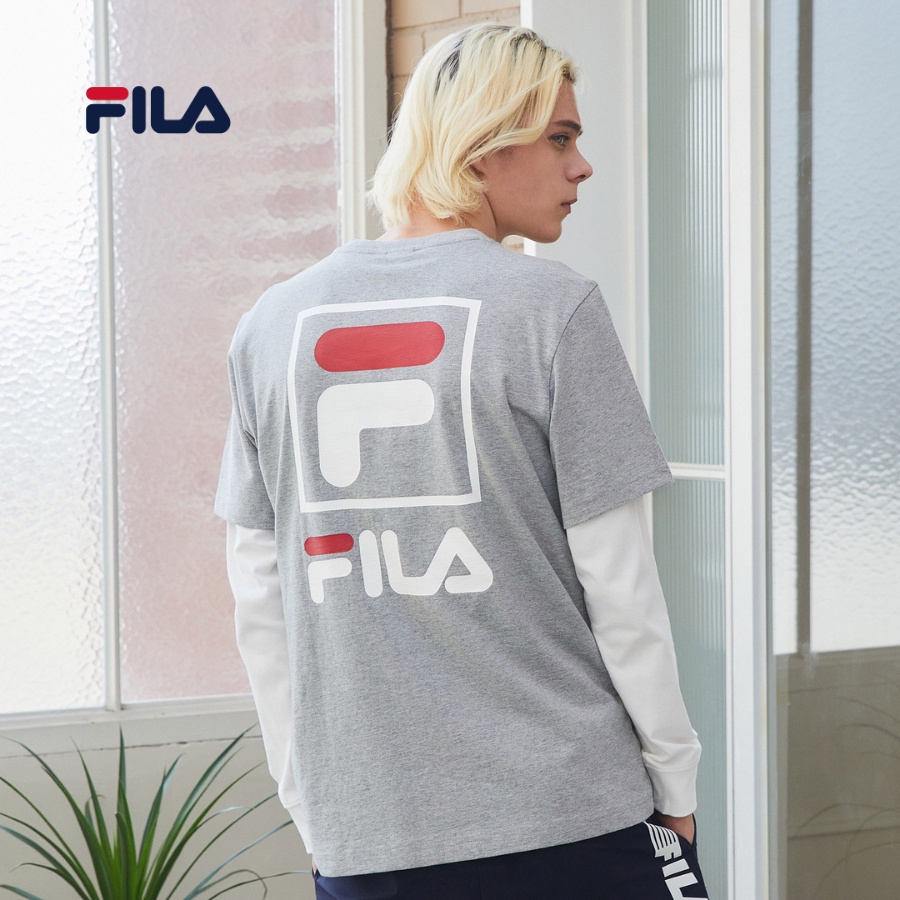 Áo thun thể thao unisex Fila F Box Logo Rs - FS2RSD2117X