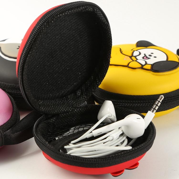 BÓP TRÒN MINI KHÓA KÉO ĐỰNG TAI NGHE, CÁP SẠC ,TRANG SỨC NHỎ HÌNH THÚ ĐÁNG YÊU