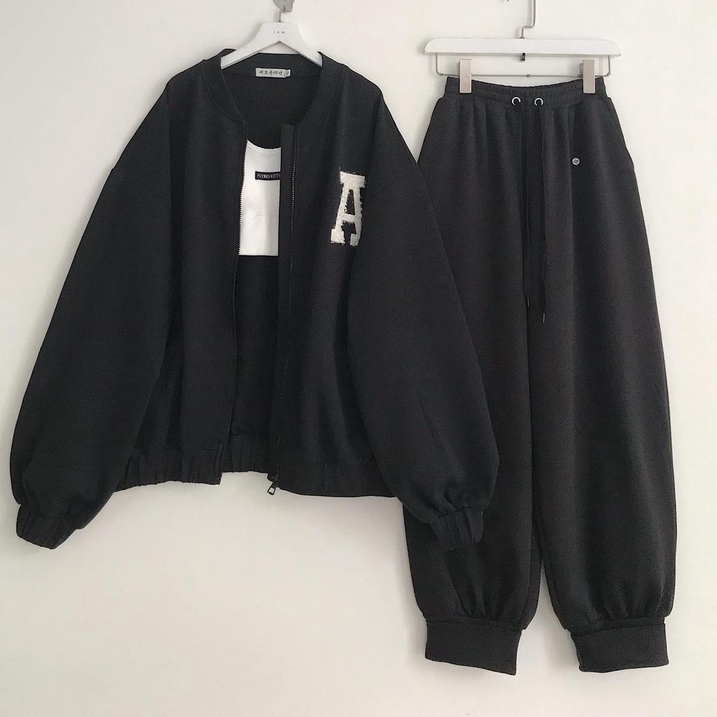 Áo Khoác Bomber Nữ Tay Bo Takenn Áo Khoác Nữ Đẹp Cá Tính Thêu Chữ Phần Trước Ngực Cực Xinh Thoải Mái Mix Đồ - 10237