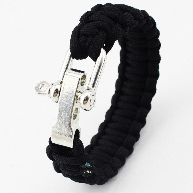 Survival Parachute Rope Bracelet Woven Hand Rope Seven Core Emergency Escape And Lifesaving Bracelet