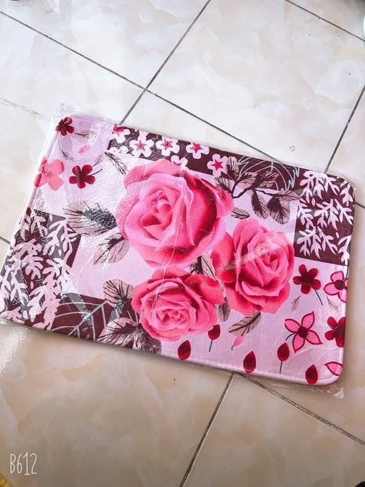 Thảm Lau Chân 3D Họa Tiết Hoa - TH05