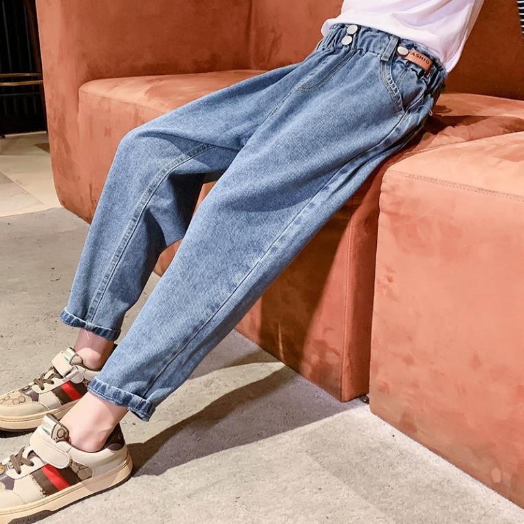 IQJ49 Size110-160 (12-40kg) Quần jean bé gái Hàng Quảng Châu Thời trang trẻ em
