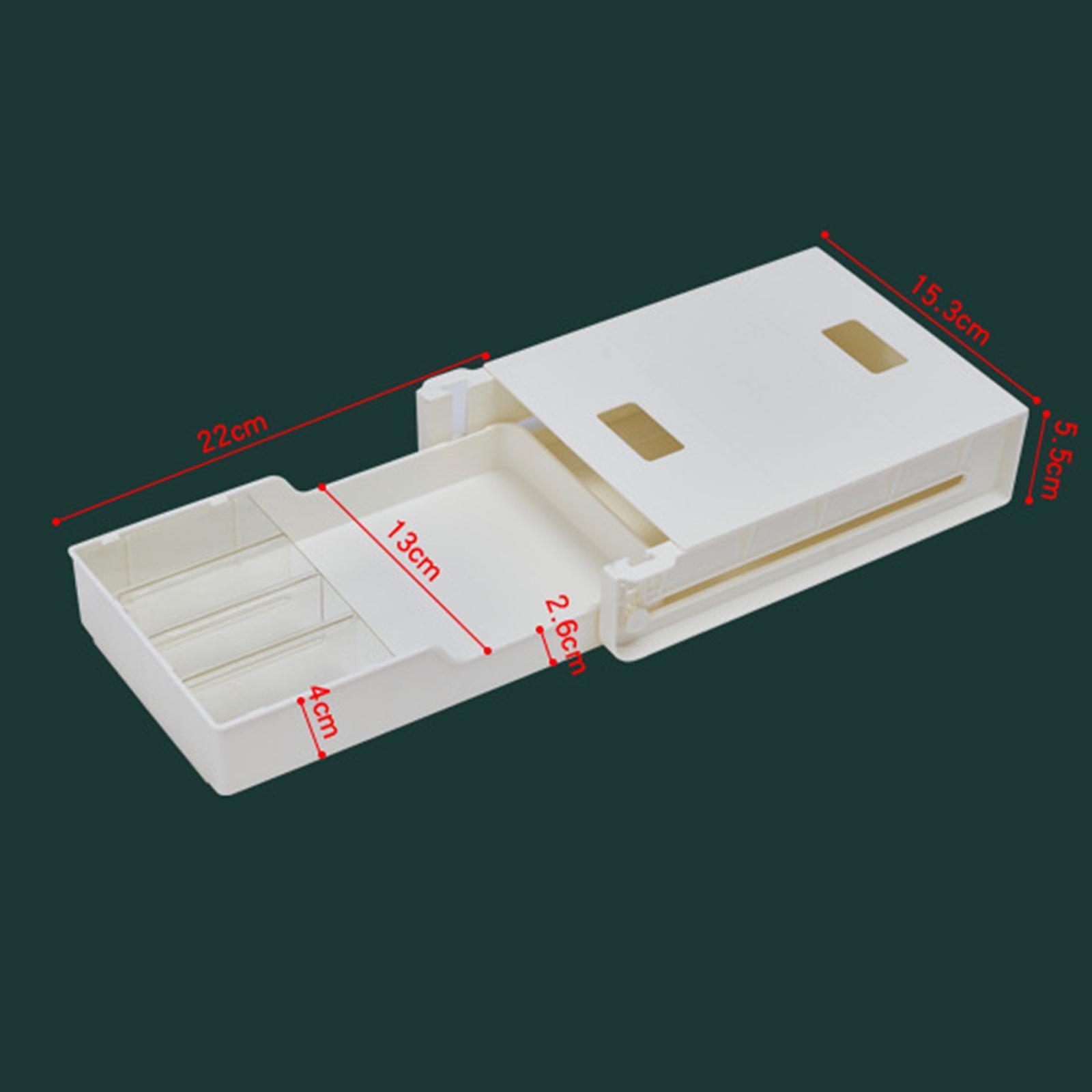 Under Desk Drawer Accessories Storage Box Hidden Desk Drawer for Storage