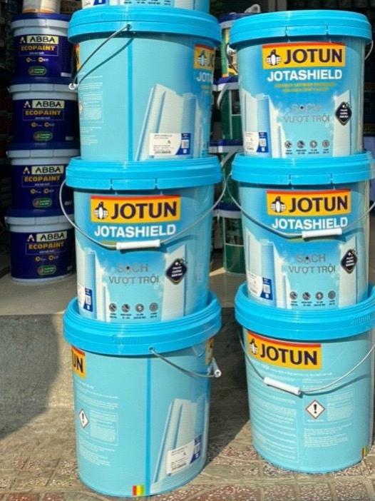 Sơn tường nhà JOTUN JOTASHILED SẠCH VƯỢT TRỘI 15L chống bám bụi (Sơn ngoại thất)