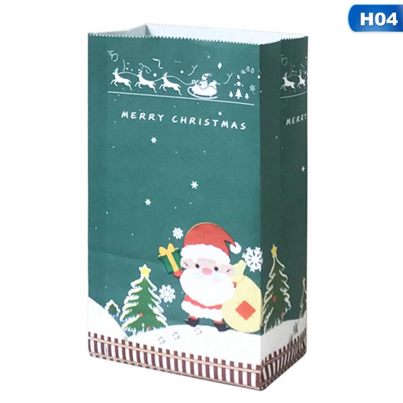 Set 10 Túi Giấy Đựng Quà Giáng Sinh Dễ Thương