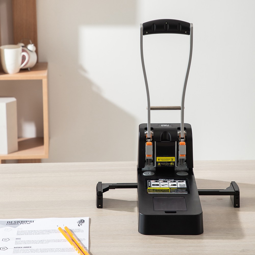 Đục lỗ Deli 0150 - Đục 150 tờ A4 định lượng 70gsm (Đục 2 lỗ)