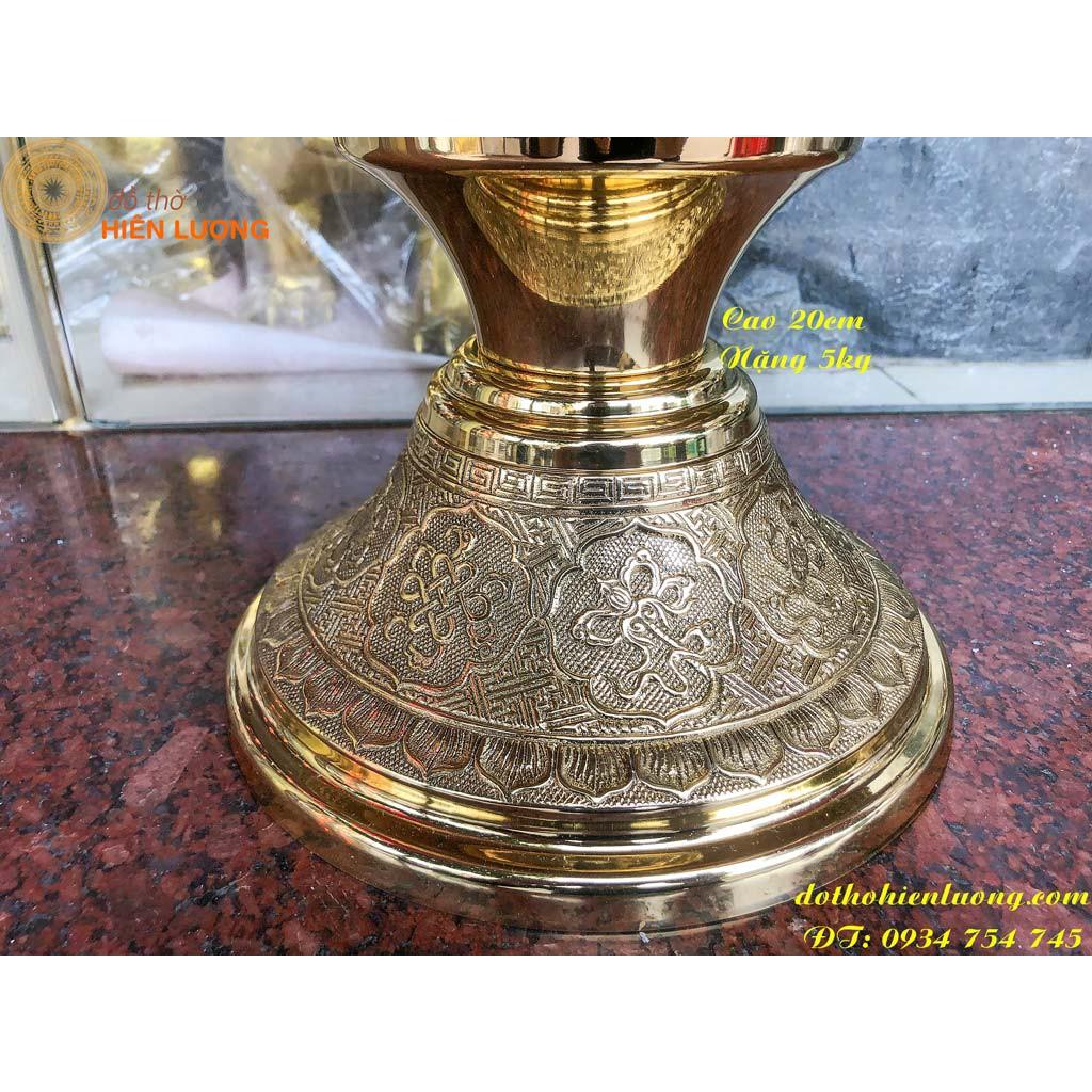 Mâm Bồng Chữ Phúc Dơi 38cm Đế Cao - Đĩa Hoa Quả