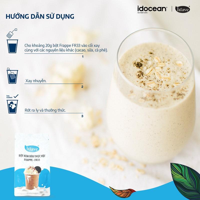 Bột Kem Béo Thực Vật Frappe FR33 - LÚAVE - 1kg