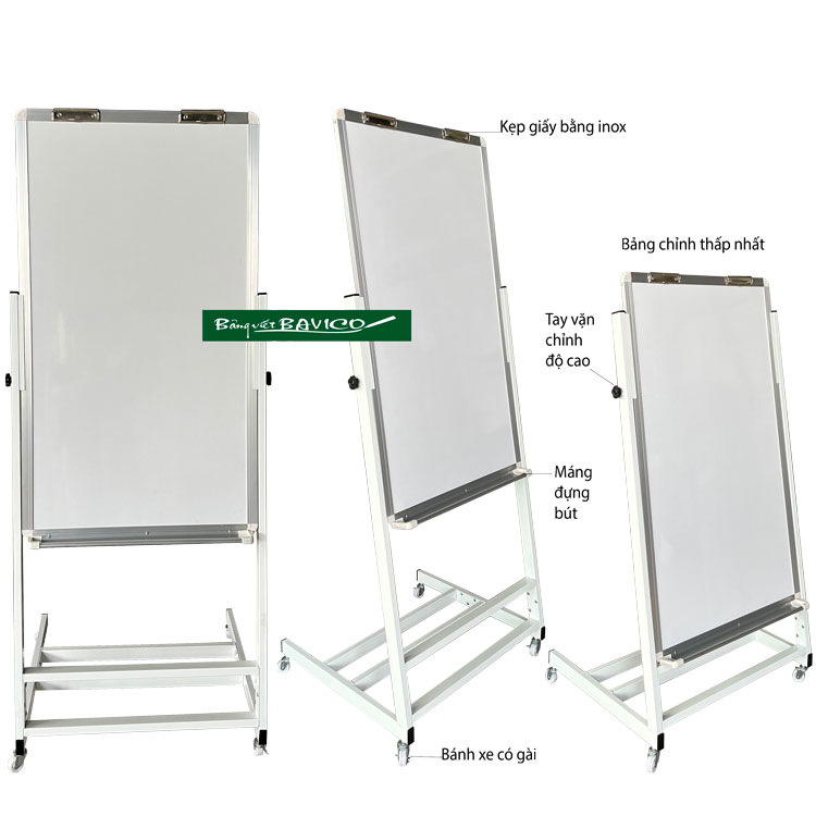 Bảng Flipchart F4 – Mặt Bảng Viết Bút Lông Từ Hàn Quốc KT 80x120cm