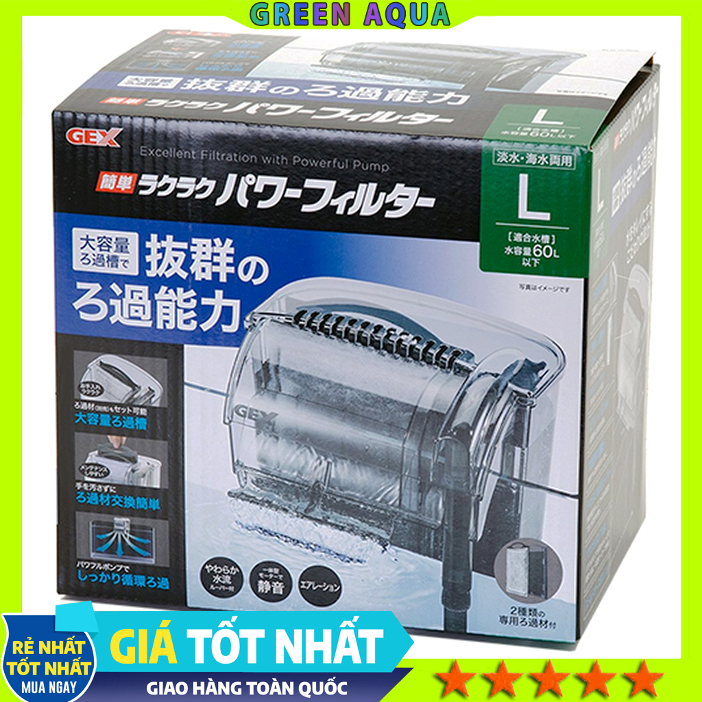GEX - Power Filter L | Máy lọc thác cao cấp cho hồ cá thủy sinh