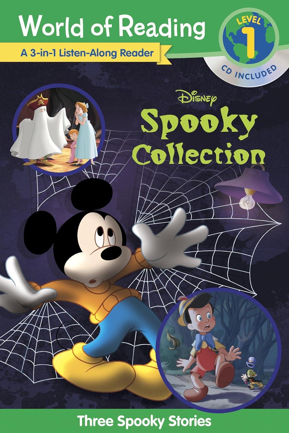 Sách ngoại văn: Disney's Spooky Collection 3-In-1 Listen-Along Reader-Level 1 Reader