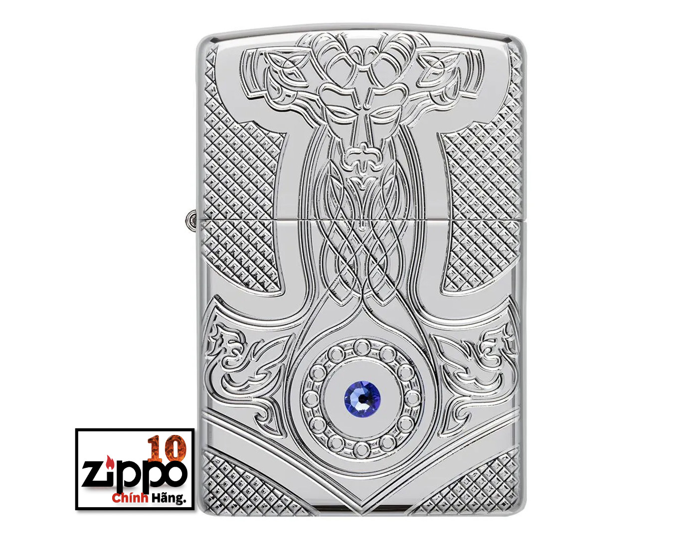 Bật Lửa Zippo 49289 Armor Medieval Design - Chính hãng 100%