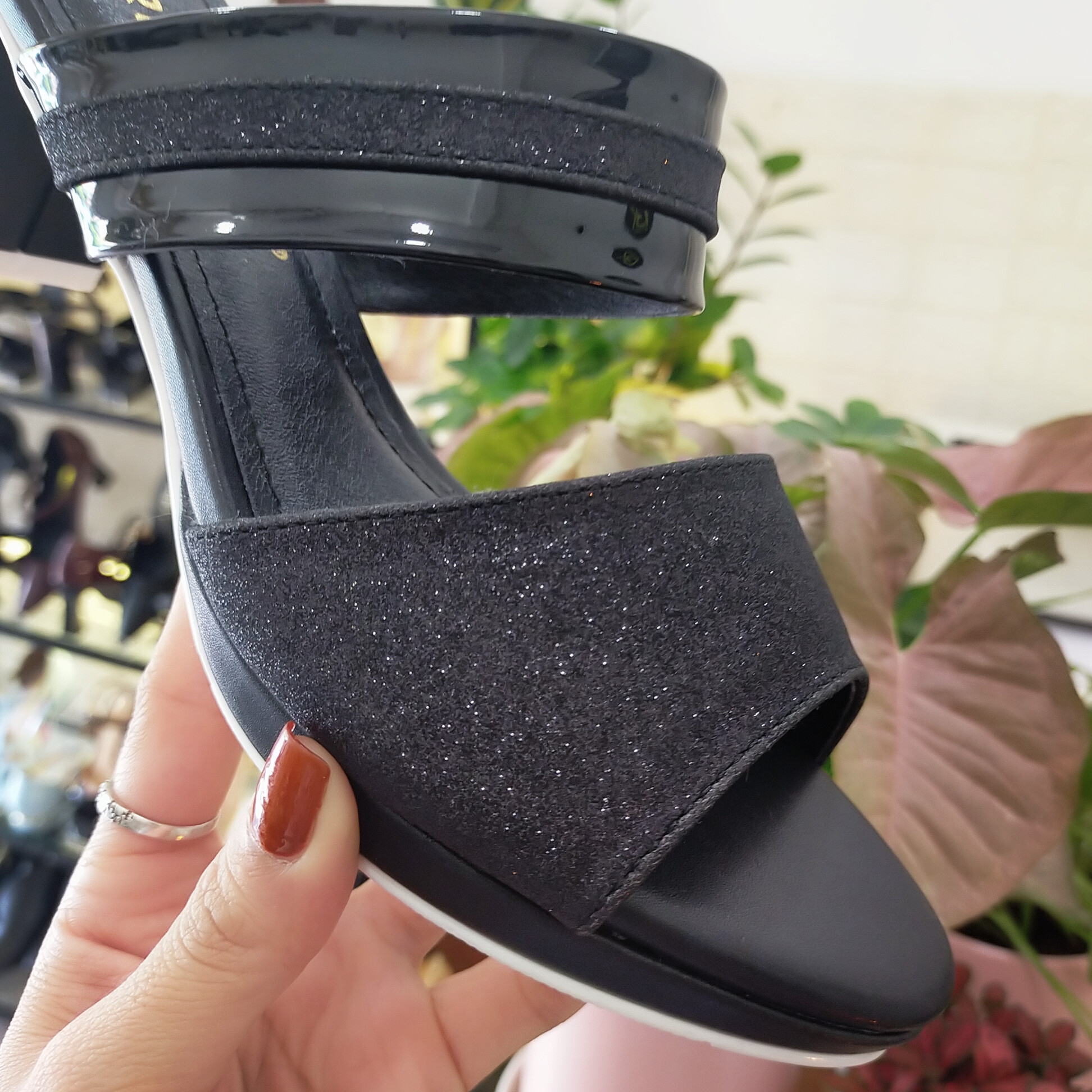 Dép cao gót nữ quai ngang ROSATA RO575 - 6p - HÀNG VIỆT NAM - BKSTORE