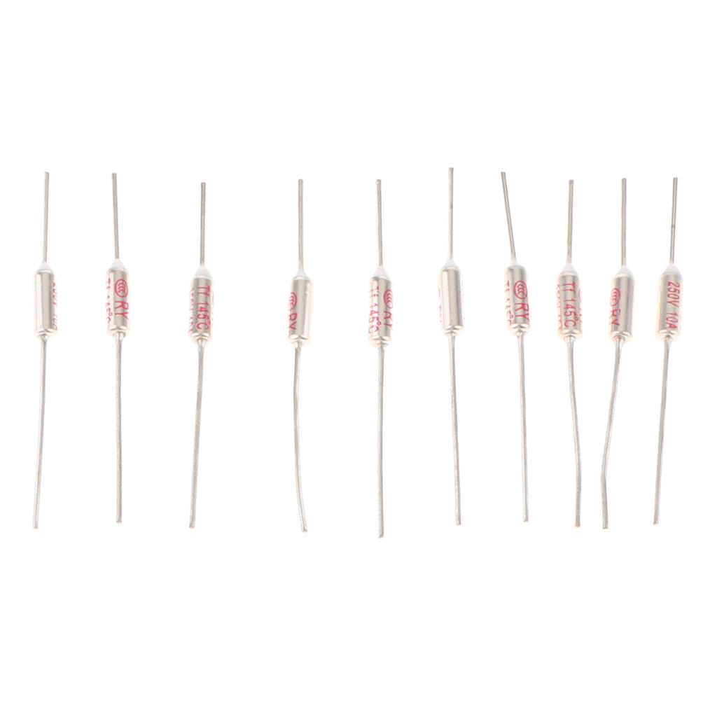 10 Miếng Cầu Chì Nhiệt Cắt TF 145C 250 V 10A