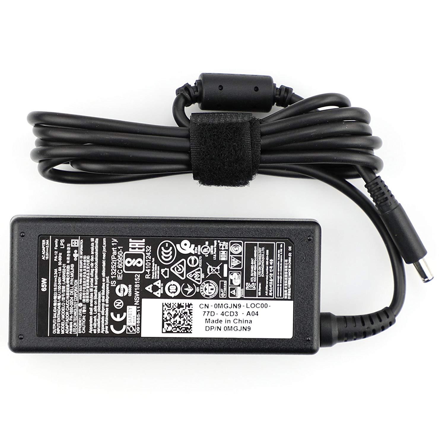 Hình ảnh Sạc dành cho Laptop Dell (Các loại) 19.5V 3.34A 65W - chân kim nhỏ 