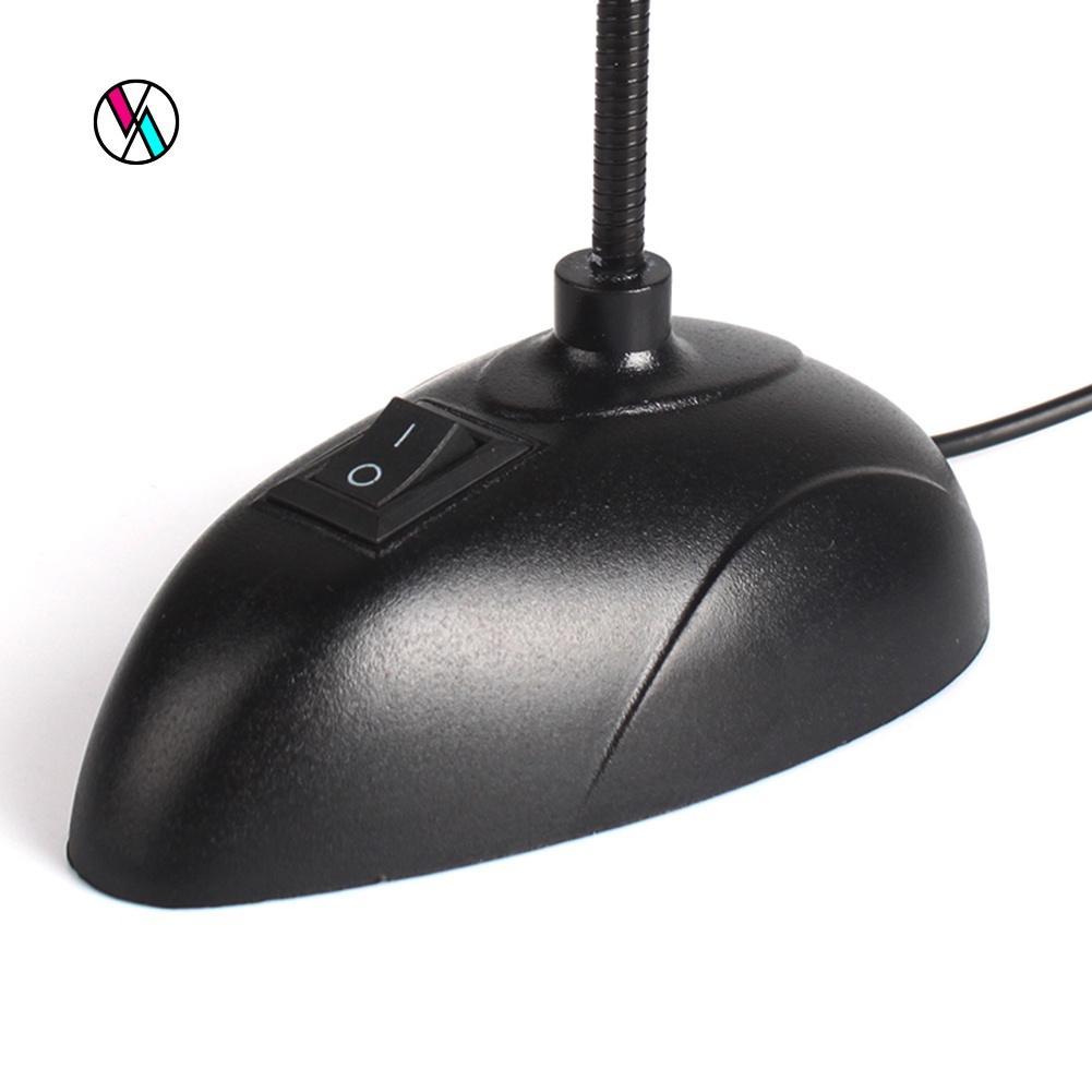 Micro để bàn có dây và đế dành cho điện thoại máy tính