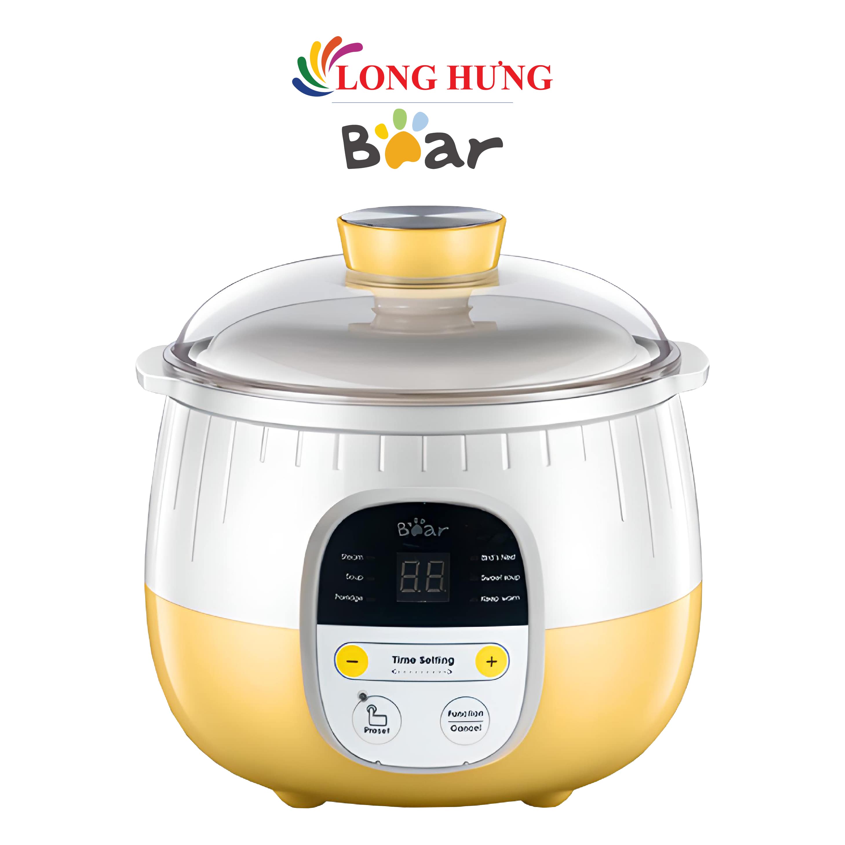 Nồi nấu chậm Bear 0.8 lít SUBE001 - Hàng chính hãng