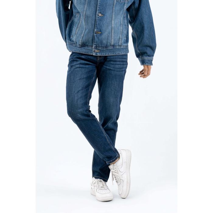 QUẦN JEAN NAM TRƠN FORM SLIM XANH ĐẬM và XANH NHẠT - 10F22DPA002 | LASTORE MENSWEAR