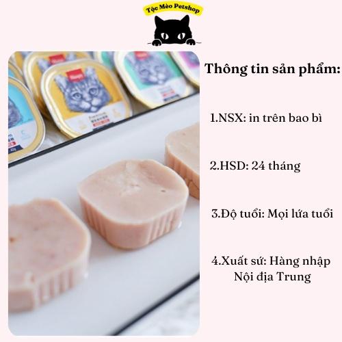 Pate Wanpy Premium nhiều vị/pate mịn cho mèo kén ăn -40g