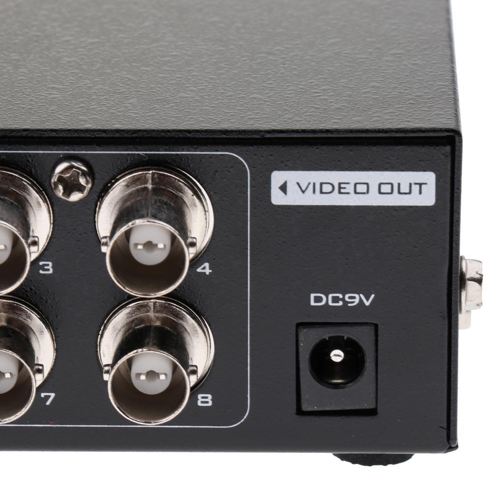 8-Way BNC Composite Video 1 to 8  Splitter Box for TV Monitor DVR