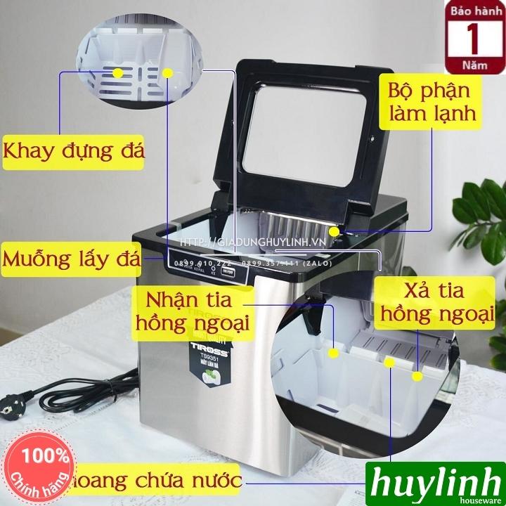 Máy làm đá viên gia đình Tiross TS9351 - 13kg/ngày - Hàng chính hãng