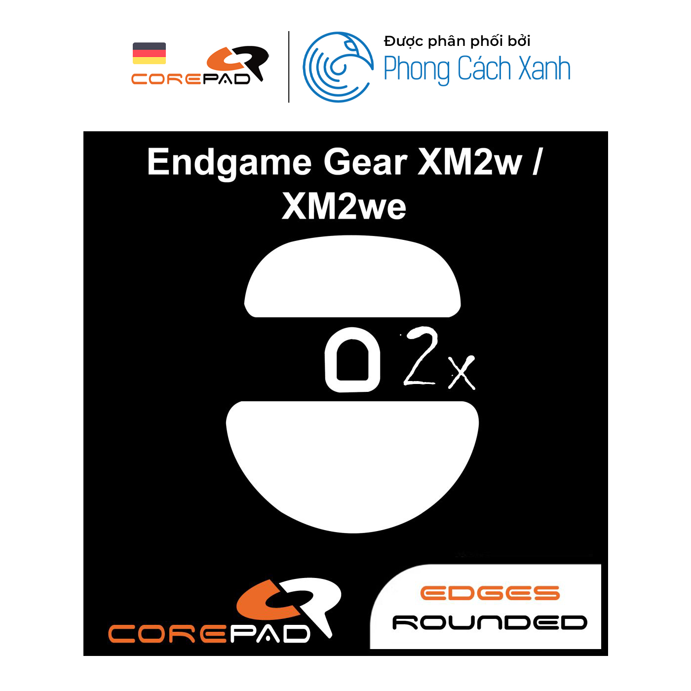 Feet chuột PTFE Corepad Skatez PRO Endgame Gear XM2w/XM2we (2 bộ) - Hàng Chính Hãng