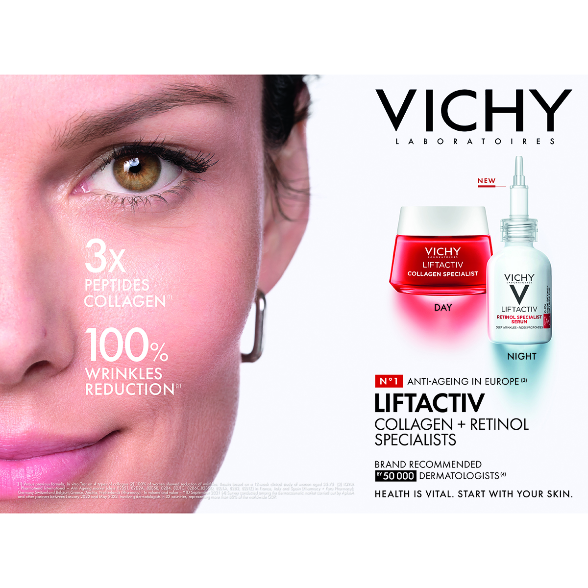 Dưỡng chất giảm nếp nhăn và giúp da trông trẻ hơn Vichy Liftactiv Retinol 30ml