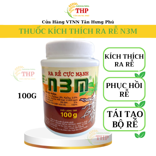 Thuốc kích rễ N3M cực mạnh | Hũ 100g