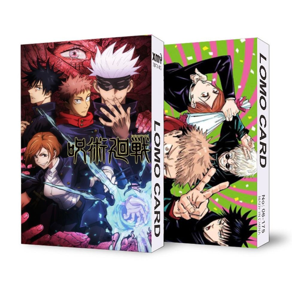 (KHÔNG KÈM HỘP) Hộp ảnh lomo in hình JUJUTSU KAISEN anime CHÚ THUẬT HỒI CHIẾN 30 tấm dễ thương xinh xắn