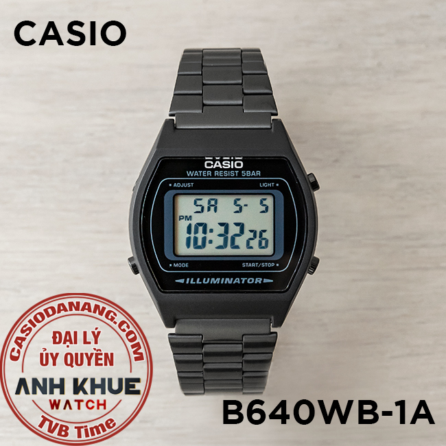 Đồng hồ nữ dây kim loại Casio Standard chính hãng Anh Khuê B640WB-1ADF