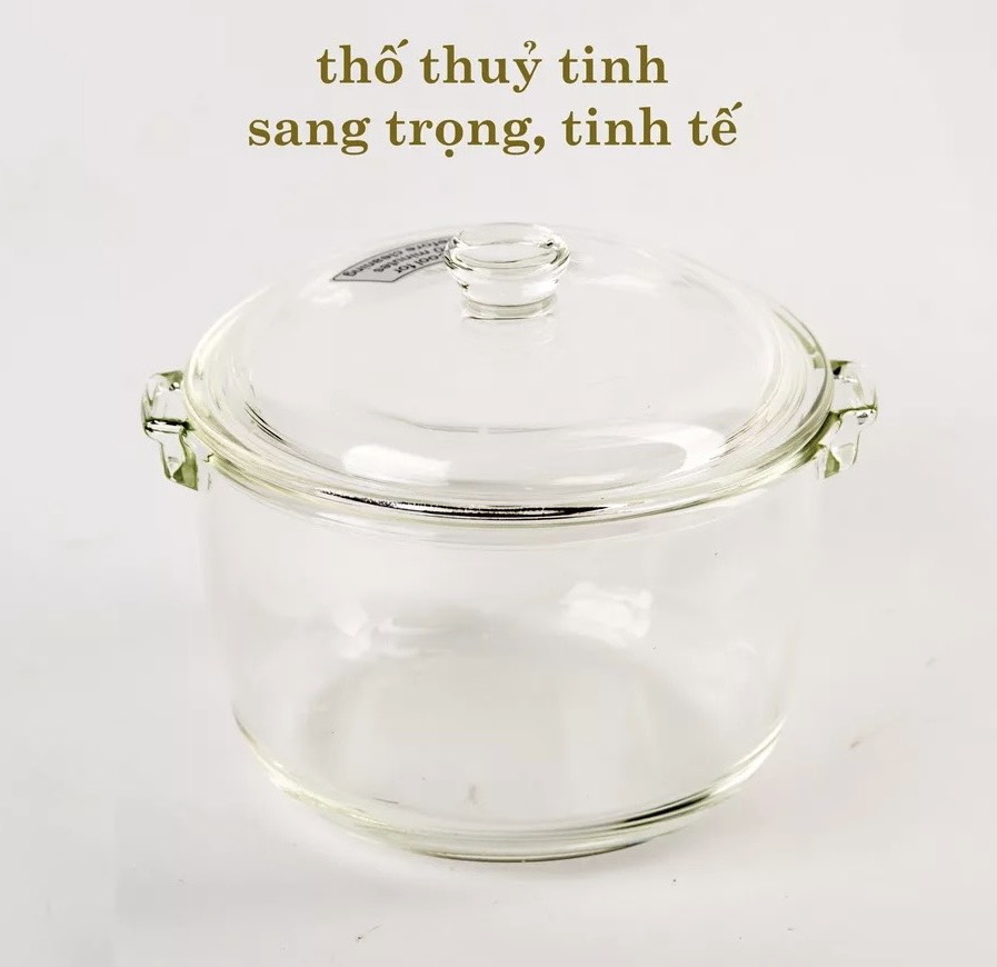 Nồi Chưng Yến Thố Thủy Tinh, Nồi Tiềm Cách Thủy Đa Năng Bennix BN07SLC 0.7L- Hàng Chính Hãng