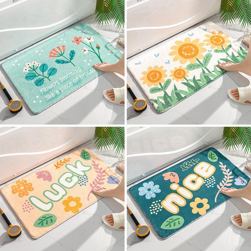 Thảm Lót Sàn Thấm Hút Nước Chống Trượt Cho Phòng Tắm/Phòng Ngủ/Nhà Vệ Sinh