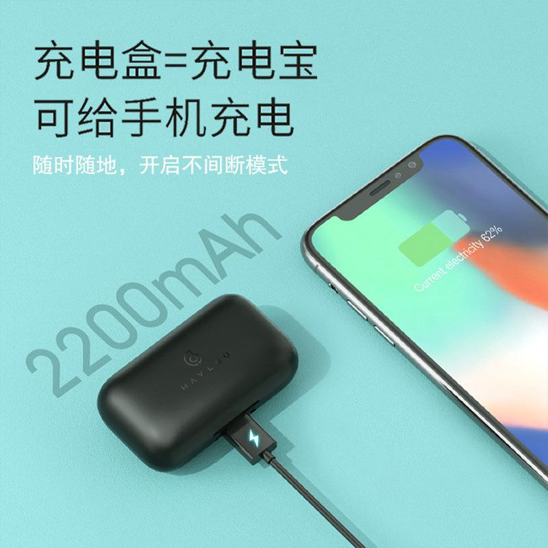 Vận Chuyển Nhanh Haylou T15 Tai Nghe Không Dây Bluetooth Thật 5.0 Cảm Ứng Chính Kênh Đôi Khử Tiếng Ồn TWS Cho Apple Và Xiaomi