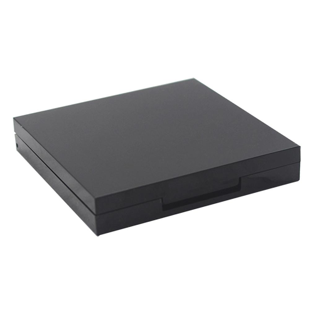 2x 6 Slots Eyeshadow Palette Portable Blush Powder Foundation Case W/ Mirror