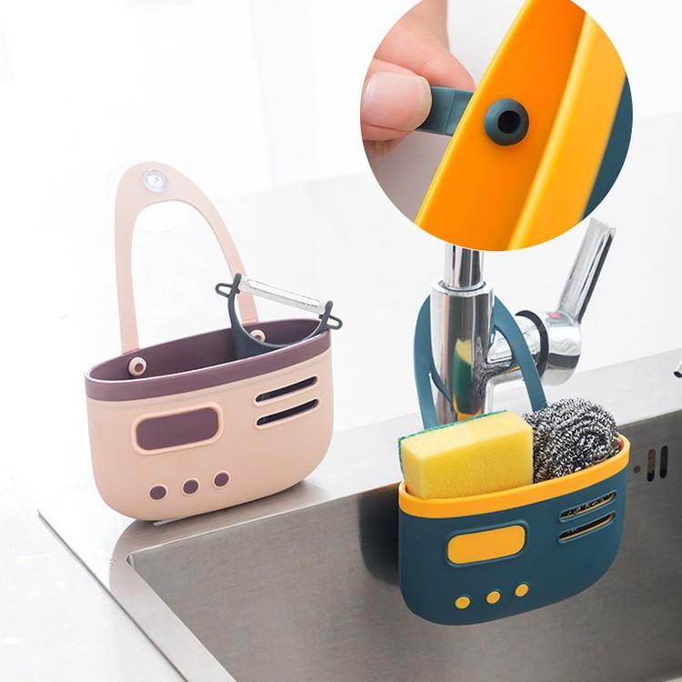 Giỏ nhựa treo đựng đồ phòng tắm/nhà bếp mẫu mới đa năng tiện lợi