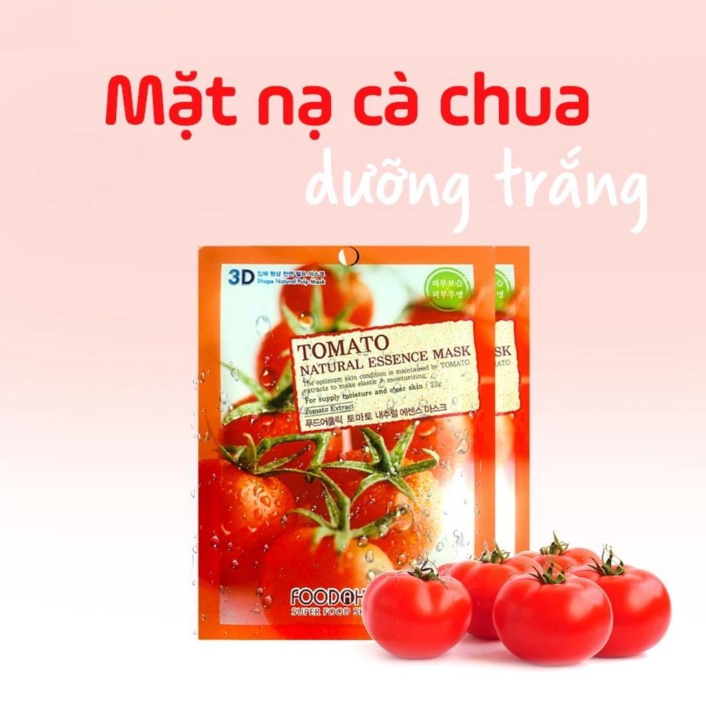 Mặt Nạ 3D Foodaholic Natural Essence Mask Tomato (Cà Chua) Dưỡng Da 23g