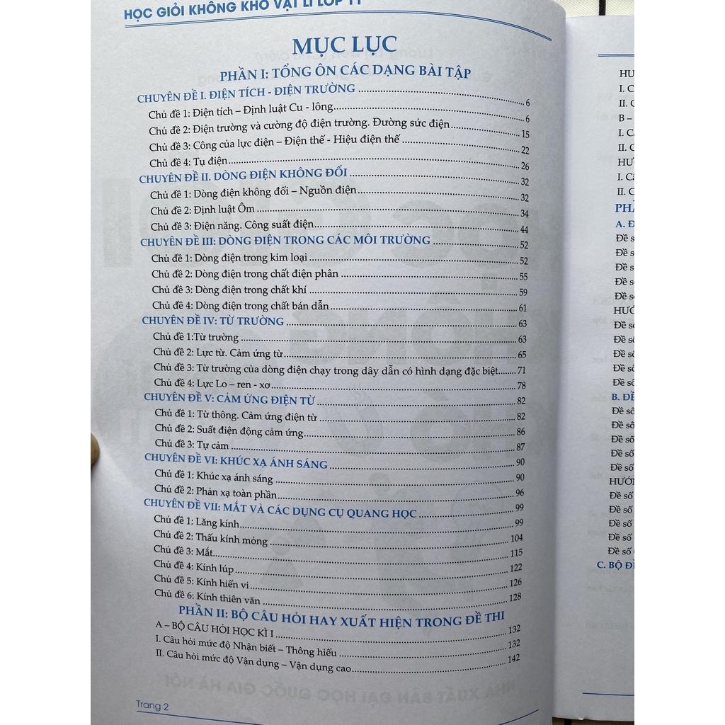 Vật Lí 11 - Sách Học Giỏi Không Khó môn Lí lớp 11, bứt phá điểm 9,10 - Nhà sách Ôn luyện