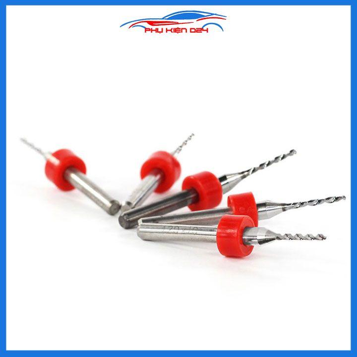 Hộp 10 mũi khoan CNC cao cấp độ chính xác cao đường kính mũi 1.2mm