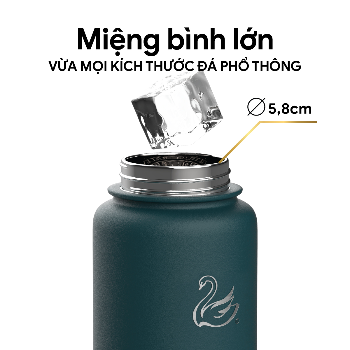 Bình Giữ Nhiệt 2GOOD WF-01 - Combo 2 Nắp Và Lõi Lọc Detox Inox 304