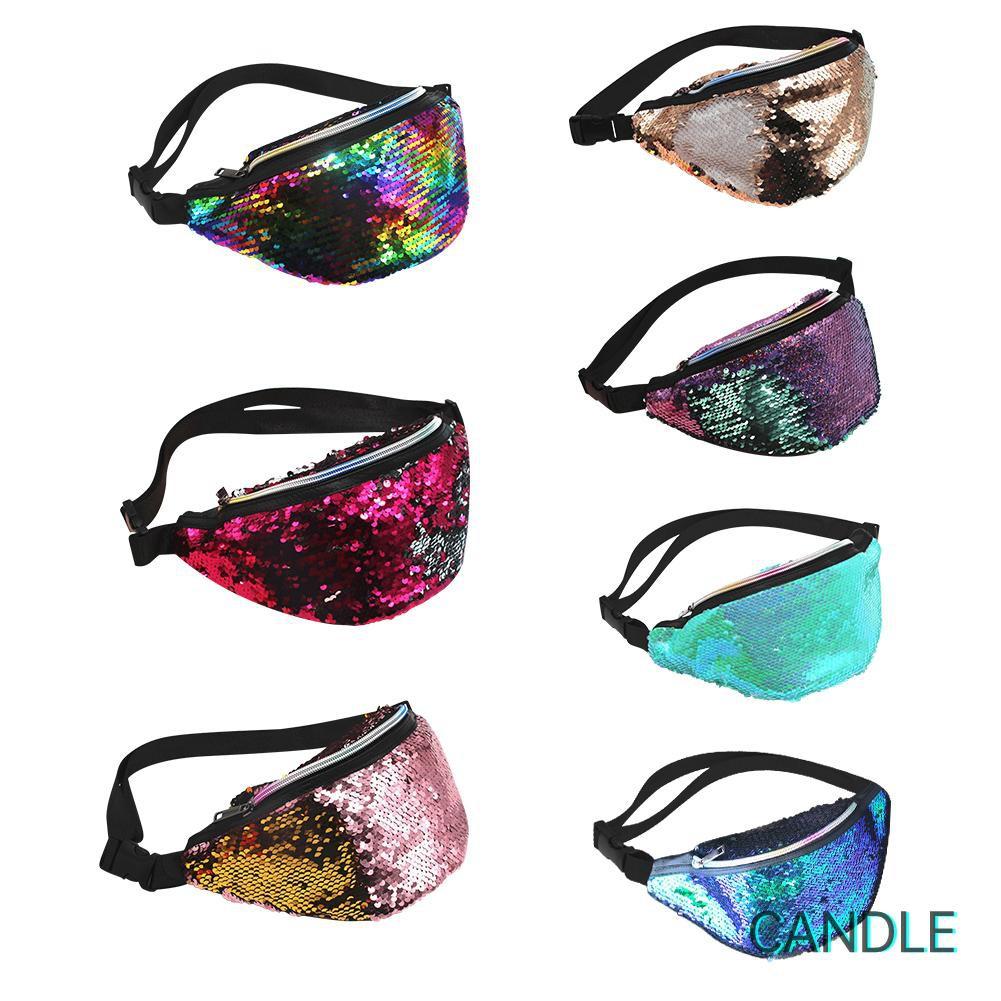 Túi Đeo Chéo Đính Kim Sa Lấp Lánh Cho Nữ